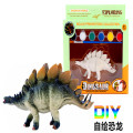 Kit de pintura de dinosaurio 3D DIY pintura de acuarela modelo de dinosaurio juguetes para niños